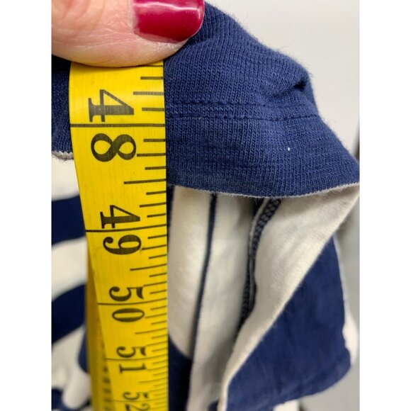 GAP Nautical Navy Blue Striped Cotton - Picture 7 of 7